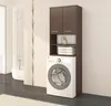 Mobile lavatrice da incasso FIN Wenge 64 cm 2 ante 4 Anteprima dell’immagine prodotto 5