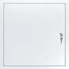 A white, square access panel with a key lock is shown against a white background. Podgląd zdjęcia produktu