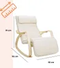 Fauteuil à bascule, chaise longue SWING capacité 150kg, Voir les images du produit 9