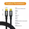 Kábel USB-C 3.2 typu C 5A PD 100W rýchlonabíjací kábel pre Náhľad obrázku produktu 11