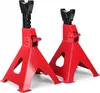 Two red car jack stands are shown against a white background. Produktbild-Vorschau