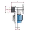 PP PE tvarovka 90° nástenná konzola 25 x 3/4" IG Náhľad obrázku produktu 2