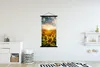 MuchoWow® Textilposter Blumen - Sonnenblume - Himmel 90x180 Produktbild-Vorschau 2
