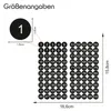 Nummerierte Klebepunkte 1-100 Ø 15 mm – Markierungspunkte Produktbild-Vorschau 2