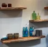 Wandregal mit Baumkante 30cm "Sydney" Akazie massiv Produktbild-Vorschau 3
