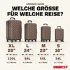 ONBEST Hartschalen Koffer Set | 4-teilig | Braun | mit Produktbild-Vorschau 11
