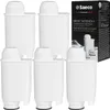 A set of five white water filter cartridges and a product box are displayed against a white background. Anteprima dell’immagine prodotto