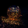 LED Solarleuchte, Kugel silber, orientalisch, D 18,5 cm Produktbild-Vorschau 6