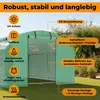 Fóliový skleník Vigevee, skleník 3 x 8 m, pevný a odolný, s Náhled obrázku produktu 3