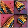 Poster - Poster ohne Rahmen - Schmetterling bunt gemalt - Produktbild-Vorschau 8