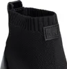 A close-up view of the top part of a black sock sneaker. Anteprima dell’immagine prodotto
