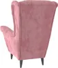 vidaXL Ohrensessel mit Hocker Rosa Samt Produktbild-Vorschau 6