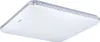 A white square ceiling light with silver trim. Podgląd zdjęcia produktu
