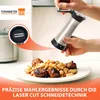 Muskatmühle Edelstahl mit Behälter & Kurbel klappbar Produktbild-Vorschau 7