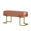 BETTSO CELY 100 Loft Bank in Rosa mit goldenem Rahmen Produktbild-Vorschau 1
