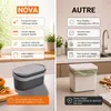 GARANTIA NOVA seau à biodéchets 5 litres gris graphite / Voir les images du produit 7