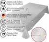 Tischdecke Wachstuch Einfarbig Grau Robust Wasserabweisend Produktbild-Vorschau 5