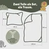 Kinderbettwäsche mit Ohren grünes Motiv mit Dschungel und Produktbild-Vorschau 7