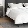vidaXL 2-in-1 Bettdecke Weiß 260 x 220 cm Feder Produktbild-Vorschau 5