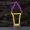 Lampe LED NEON, lampe décorative sur pied, glace dans un Voir les images du produit 1