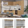 Skleněná kuchyňská skříňka Vicco R-Line Řemeslný dub 80 cm, Náhled obrázku produktu 2