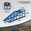 2 x Auffahrrampe Rampe blau bis 265er Räder extra breit Produktbild-Vorschau 3