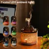 （White）Humidifier Volcano Aroma Diffuser Fragrance Lamp Oil Náhled obrázku produktu 4