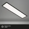 BRILONER Simple LED Panel, Neutralweißes Licht, schwarz, Produktbild-Vorschau 2