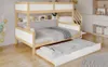 Kinder-Etagenbett mit Rollbett, Stauraumtreppe, Fallschutz, Produktbild-Vorschau 13