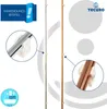 tecuro Rohrclip Set einfach 8 mm - 10 Stück - Kunststoff Produktbild-Vorschau 5