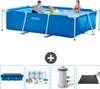 Intex-Schwimmbecken mit rechteckigem Rahmen – 300 x 200 x Produktbild-Vorschau 1