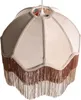 BELIANI Hängeleuchte Beige Papierschirm Oval mit Fransen Produktbild-Vorschau 6