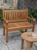 Beaufort 100 cm -Teak Gartenbank Zweisitzer Produktbild-Vorschau 8