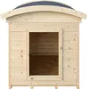 Hundehütte Outdoor kleine Hunde – Hundehaus Holz für Produktbild-Vorschau 1