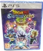 The image shows the front of a video game case for Dragon Ball Z: Sparking! Zero for PlayStation 5. Produktbild-Vorschau
