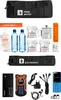 A collection of survival gear items arranged on a white background. Produktbild-Vorschau