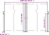 vidaXL Seitenmarkise Ausziehbar Schwarz 180x1200 cm Produktbild-Vorschau 8