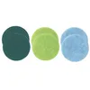 Three sets of round cleaning pads in different colors. Produktbild-Vorschau