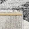 Abstrakter FLURLÄUFER Teppich mit Rauten in creme grau Produktbild-Vorschau 5