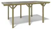 Carport Garagendach 3.04x5.12 m - 15.56 m2 - PVC-Abdeckung Produktbild-Vorschau 1