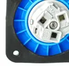 CEE Einbausteckdose gerade 230V 32A 3P 70x70 mm 6640 Produktbild-Vorschau 3