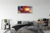 Glasbilder 100x50 Wandkunst Abstract fraktalen Muster Produktbild-Vorschau 3