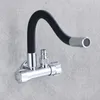 A close-up shot of a flexible faucet sprayer extension hose mounted on a textured gray wall. Náhľad obrázku produktu