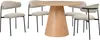 byLIVING Esszimmerstuhl 2er Set JERSEY / Webstoff taupe / Produktbild-Vorschau 13