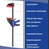 WORKPRO Zaciski jednoręczne 2 sztuki, zestaw zacisków Podgląd zdjęcia produktu 3