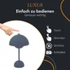 Luxus - Tischlampe Touch Deluxe - Josephine - Grau - H30 x Produktbild-Vorschau 2