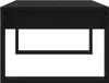 A black coffee table is shown from the front, with a white background. Náhľad obrázku produktu