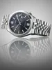 A studio shot of a men's wristwatch with its reflection. Anteprima dell’immagine prodotto