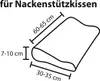 Traumschlaf Universal Bezug für Nackenstützkissen S-M, Höhe Produktbild-Vorschau 2