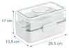 Relaxdays Medizinbox, 3 Ebenen, Pillenfach, aufklappbar, Produktbild-Vorschau 4